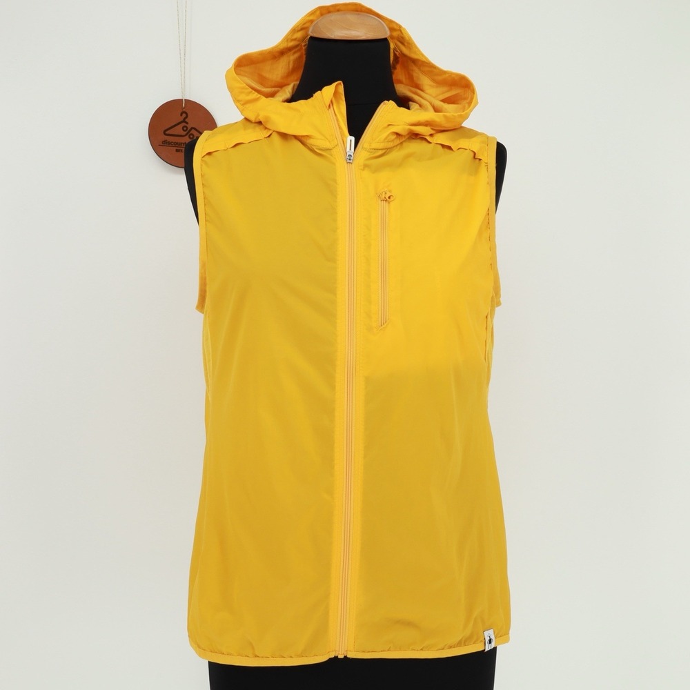Smartwool Women's Active Ultralite Hooded Vest Mango Sorbet Size Small